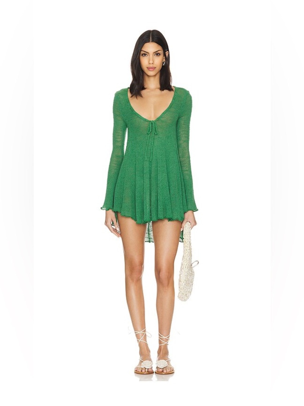 FREE PEOPLE Rolling Hills Long Sleeve Tunic Sweater M